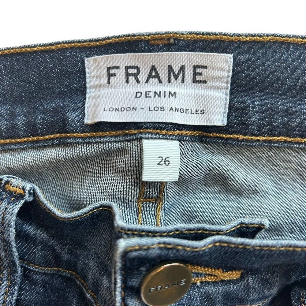 FRAME Le High Skinny Harvard Wash Jeans 26 - Picture 5 of 16